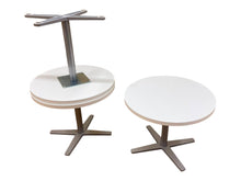 Refurbished Materia Low Round Coffee Table – White image 2