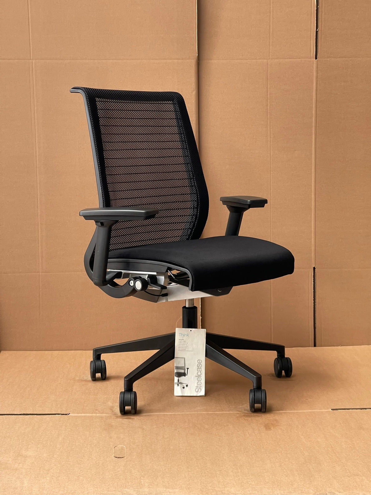 Steelcase Think V1 Black Mesh Ergonomic Chair – Refurbished