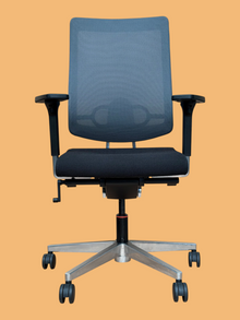 Refurbished Sedus Black Dot Net Chair – Black & Polished image 3