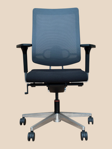 Refurbished Sedus Black Dot Net Chair – Black & Polished image 3