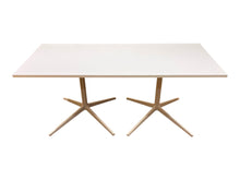 White Rectangular Dining or Meeting Table – Seats 6 image 3