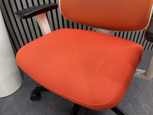 Senator Clipper Ergonomic Office Chairs - White /Orange - UK Delivery