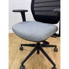 Refurbished Senator Fuse Office Chair – Black Grey, 4D Armrests