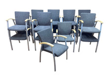Refurbished Kinnarps Arcus Stacking Visitor Chairs – Blue image 3
