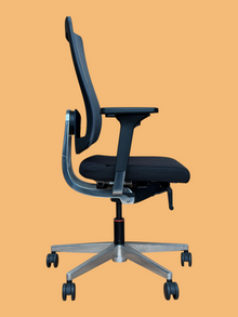 Refurbished Sedus Black Dot Net Chair – Black & Polished image 1