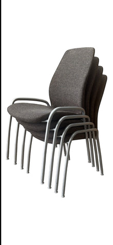 Refurbished Kinnarps Meeting & Conference Chair, stacking chairs image 6