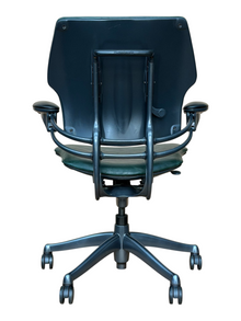 Refurbished Humanscale Freedom Chair – Vintage Green Leather image 4