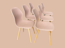 Refurbished Sedus se:spot Dining Chairs – Pale Pink, Set of 6 image 6