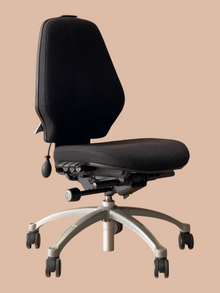 Refurbished RH Logic 300 Office Chair – Black, Armless image 2