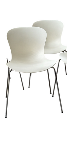 Refurbished Fritz Hansen Nap Dining Chair – Cream image 2