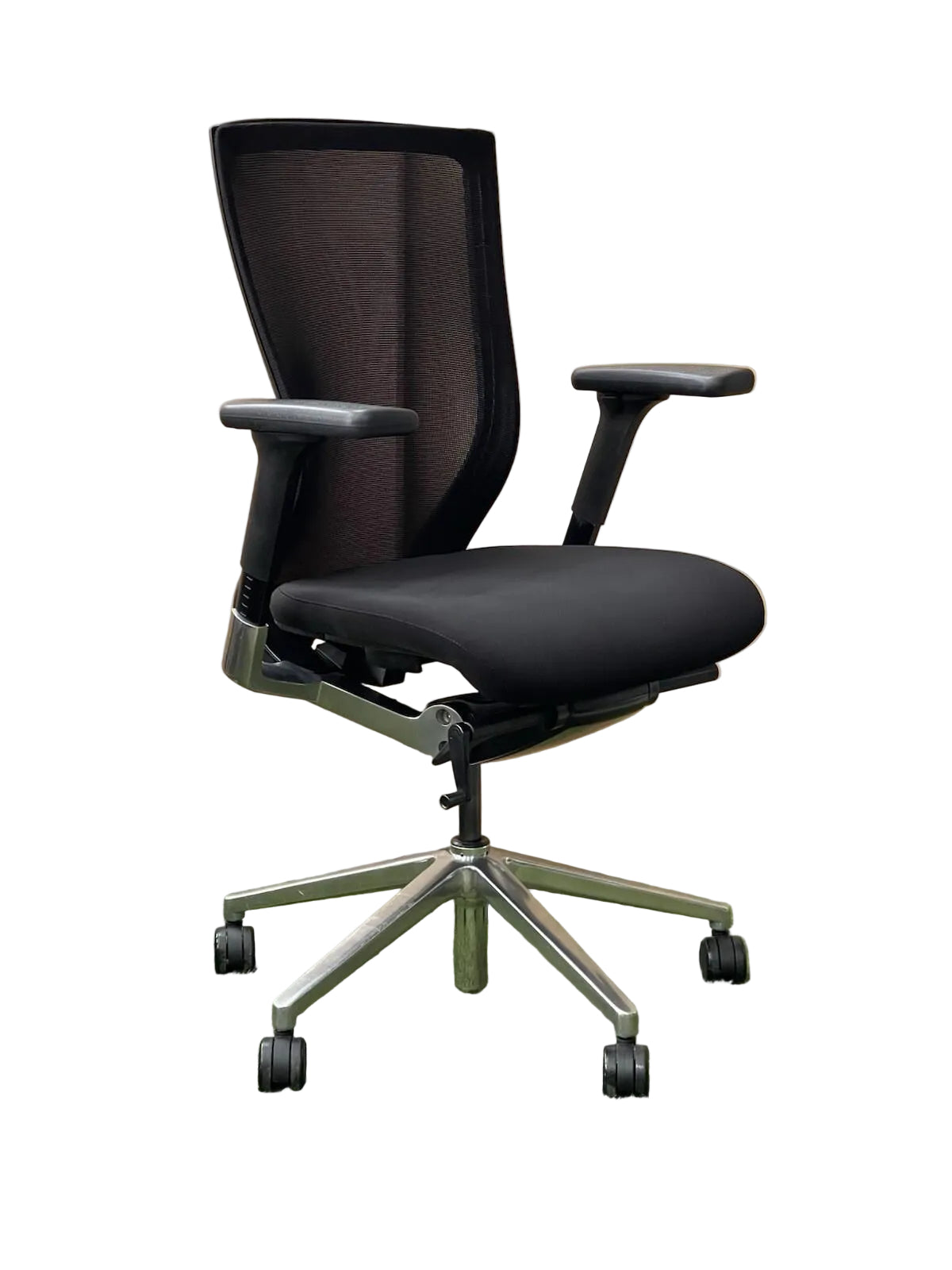 Techo Sidiz T50 Ergonomic Office Chair – Mesh Back Fabric Seat Operator Chair