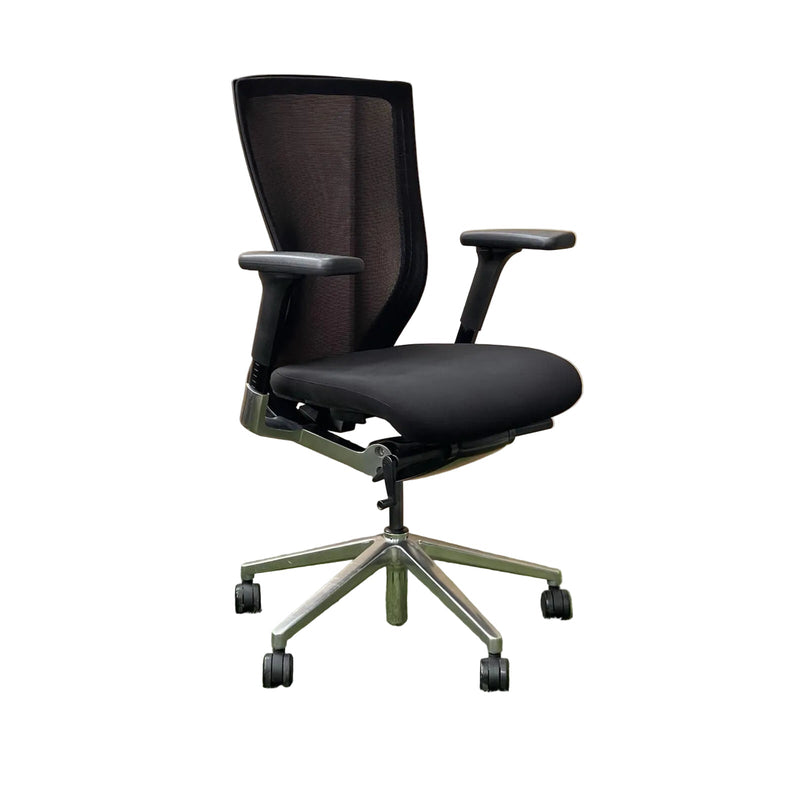 Techo Sidiz T50 Ergonomic Office Chair – Mesh Back Fabric Seat Operator Chair