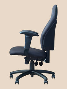 Refurbished Dynamic Esme High Back Office Chair – Black Fabric image 3