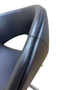 Boss Design Happy Black leather Swivel Chair image 6