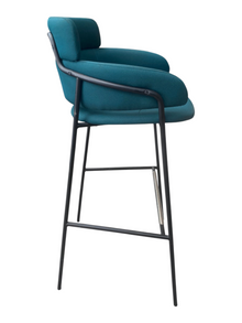 Refurbished Arrmet Strike Bar Stool in Teal image 4