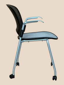 Refurbished Herman Miller Caper Mobile Chair Grey image 2