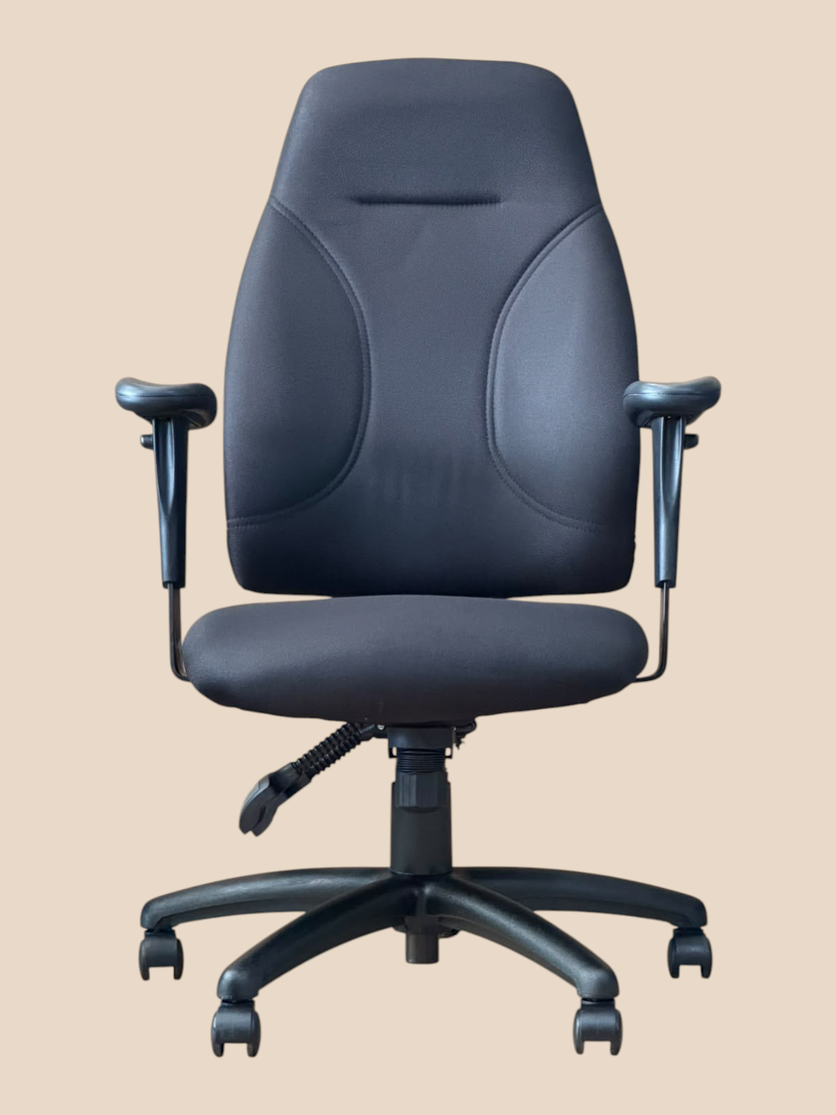 Refurbished Dynamic Esme High Back Office Chair – Black Fabric