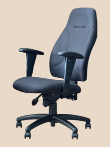 Refurbished Dynamic Esme High Back Office Chair – Black Fabric image 2
