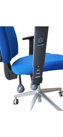 Refurbished Connection Ergonomic Task Chair – Blue Fabric image 3