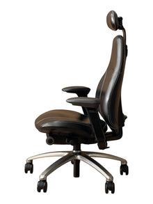 RH Mereo 220 Black genuine Leather Chair - Fully Adjustable image 6