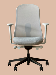 Refurbished Herman Miller Lino Office Chair – Mineral/Fog Grey image 1