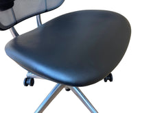 Refurbished Humanscale Liberty Mesh Chair – Black Leather & Polished Frame image 10