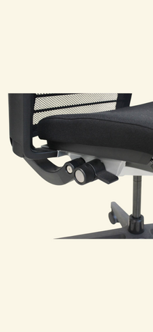 Refurbished Steelcase Think V2 Mesh Office Chair – Black, 4D Arms & Lumbar image 6