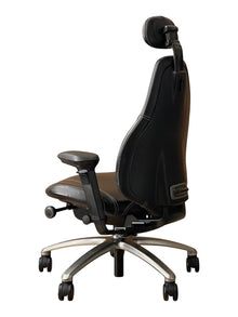 RH Mereo 220 Black genuine Leather Chair - Fully Adjustable image 4
