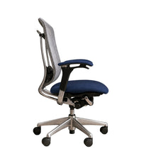 Refurbished Okamura Contessa Ergonomic Office Chair | Blue Fabric | Premium Office Seating UK image 7