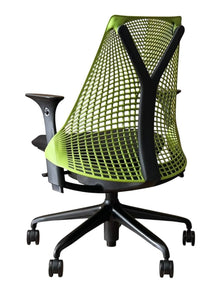 Herman Miller Sayl Chair - Green/Black image 3