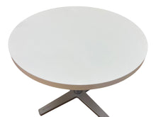 Refurbished Materia Low Round Coffee Table – White image 4