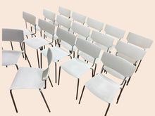 Refurbished Kinnarps Espress Stacking Canteen Chairs – White image 4