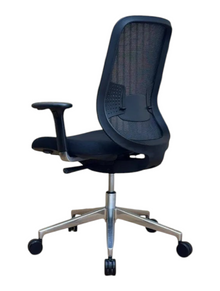 Refurbished Orangebox Do Mesh Task Chair – Black, Chrome Base, 3D Arms image 4