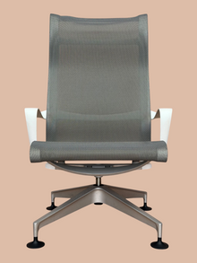 Refurbished Herman Miller Setu Lounge Chair – Grey Mesh image 2