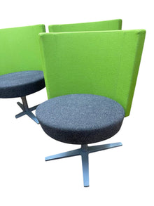 Refurbished Materia Centrum Medio Swivel Lounge Chair – Green image 8