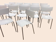 Refurbished Kinnarps Espress Stacking Canteen Chairs – White image 7