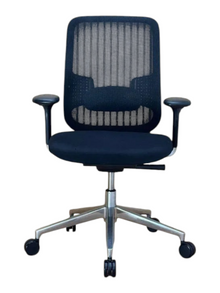Refurbished Orangebox Do Mesh Task Chair – Black, Chrome Base, 3D Arms image 1