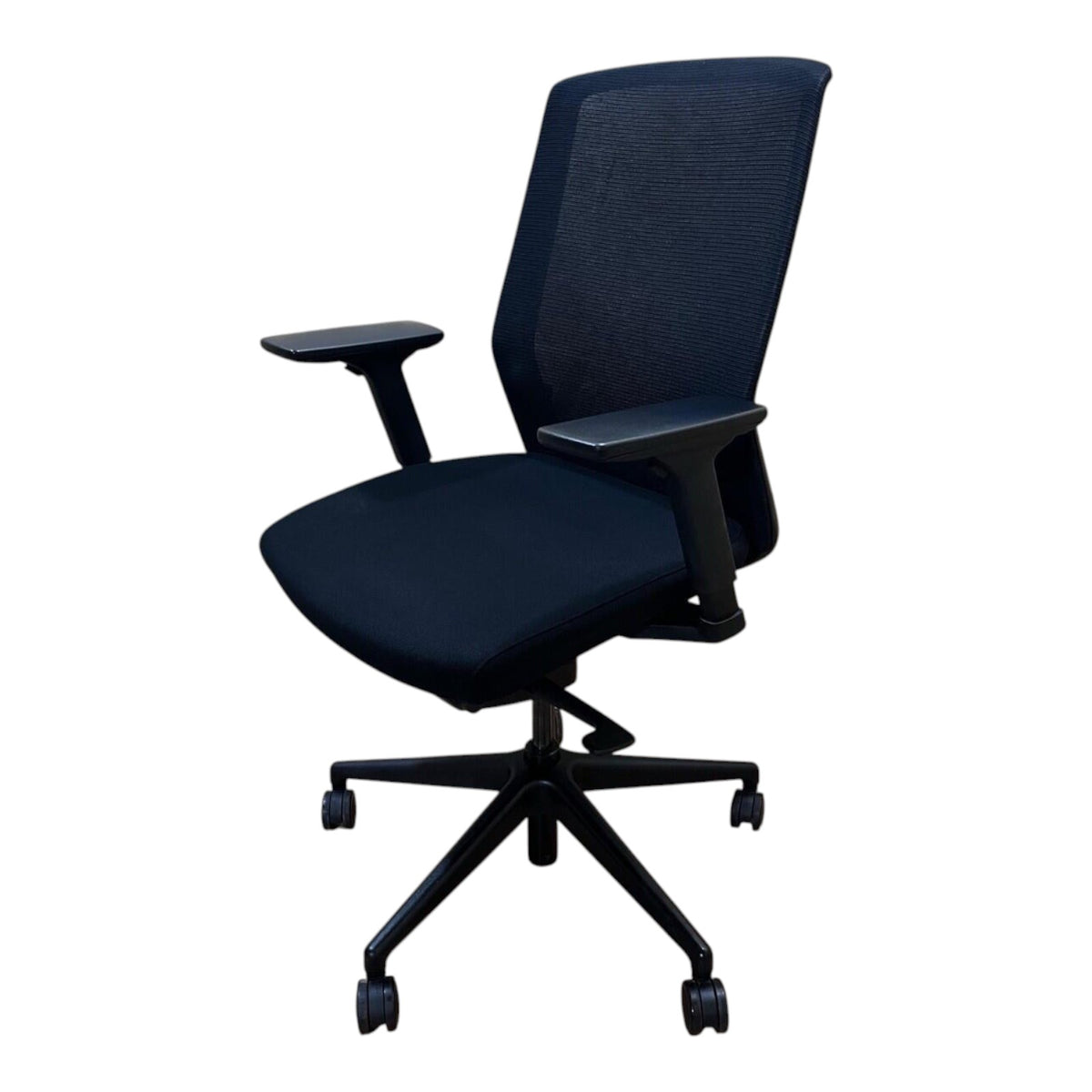 Bestuhl J1 Operator Office Chair,Fully Adjustable, Black Mesh/Fabric-UK DELIVERY