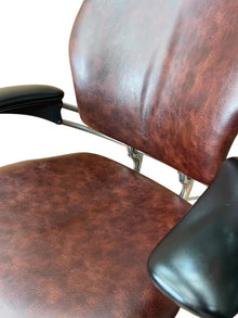 Refurbished Humanscale Freedom Chair – Distressed Brown Leather Finish image 5