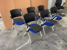 Refurbished Senator Pyramid Training Chair – Blue, Writing Tablet image 4
