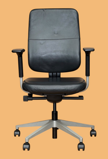 Refurbished Steelcase Reply Leather Office Chair – Black image 7