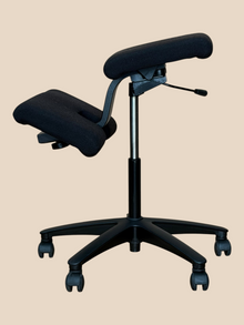 Refurbished Varier Wing Black Kneeling Office Chair image 4