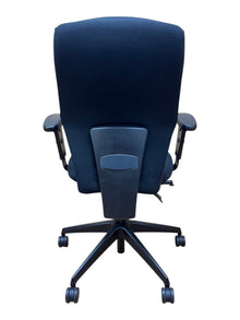 Refurbished Fully Adjustable Ergonomic Office Chair – Navy image 9