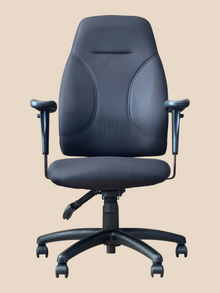 Refurbished Dynamic Esme High Back Office Chair – Black Fabric image 9