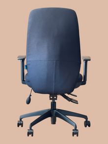 Refurbished Summit High Back Office Chair – Black, Pump Lumbar image 5