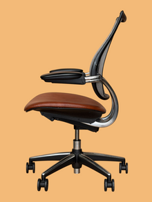 Refurbished Humanscale Liberty Chair – Tan Leather Seat image 4