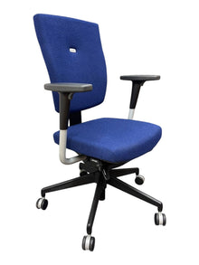 Refurbished Senator Sprint Ergonomic Task Chair – Blue image 1