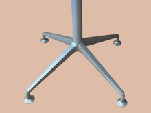 Refurbished Orangebox Dune-03 Meeting Table – White, 72 cm High image 4