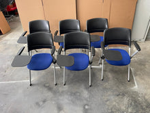 Refurbished Senator Pyramid Training Chair – Blue, Writing Tablet image 2