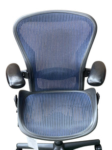 Refurbished Herman Miller Classic Aeron Size B – Fully Loaded Blue Mesh image 8